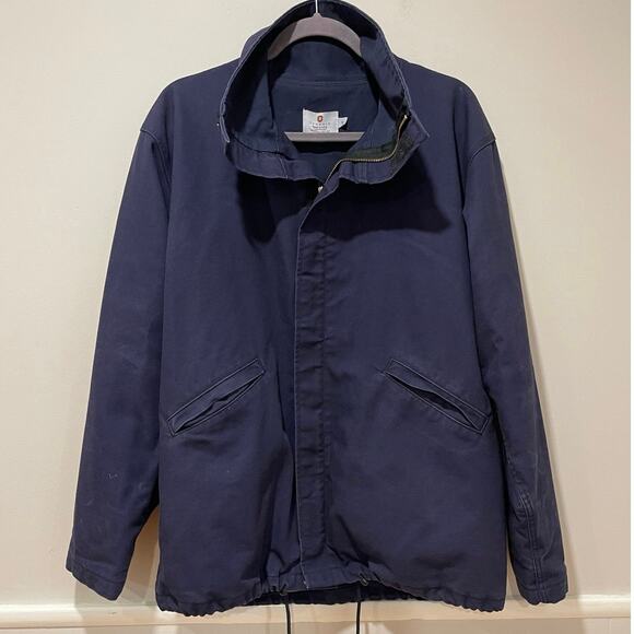 Tyndale FR Men’s Flame Resistant Heavy Duty Canvas Jacket Work Coat Size Medium - Picture 4 of 8